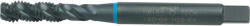 SwissBurr m3x0.5 kék gyűrűs hss-ev csavart hornyú gépi menetfúró - oxidált (SWT1853009B)