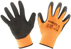 NEO TOOLS Munkakesztyű latex bevonatú poliészter, 3131x, 8", min. rendelés: 5pár (97-641-8) - szerszamhaz