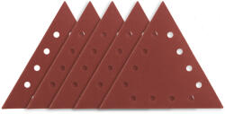 GRAPHITE Csiszolópapír tépőzáras háromszög K180, 12 lyukas, 59G264 csiszológéphez, 5db (54H034)