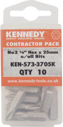Cromwell tx20 torx csavarhúzó bit 1/4" hatszög illesztéssel 10 db/cs (KEN5733705K)