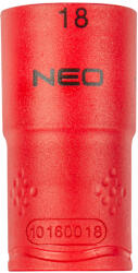 NEO TOOLS Dugókulcs 6-lapú 1/2" 18mm 1000V, szigetelt (01-188) - szerszamhaz
