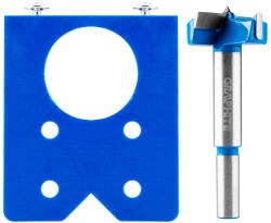 GRAPHITE Kivetőpánt fúró + sablon készlet 35mm (57H002)