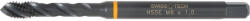 SwissBurr m4x0.7 narancs gyűrűs hss-pm csavart hornyú gépi menetfúró -nitridált+oxidált (SWT1856015N)