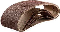 VERTO Csiszolószalag készlet 75x533mm, K60, K80x2, K100x2, K120, 6db (63H656) - szerszamhaz