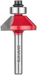 GRAPHITE Felsőmaró kés, él-letörő 26.6 x 9.52mm, 6mm (56H217) - szerszamhaz