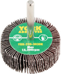 York - 50X15MM AL-OX LAMELLÁS CSAPOS CSISZOLÓKORONGP120-6MM SZÁRRAL (YRK2203030K)