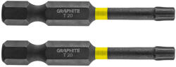 GRAPHITE Torziós ütvecsavarozó bit TX20x50mm, 2db (56H525) - szerszamhaz
