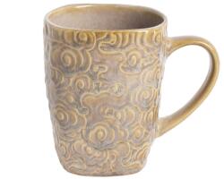  IRIS kerámia bögre virágos drapp 400ml (171213) - bestbyte