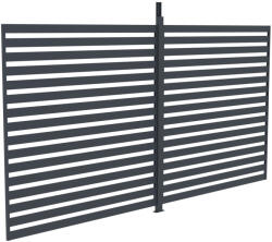 G21 fix lamellás oldalfal 3, 7x2, 2 m pergola Austinhoz (63900804)