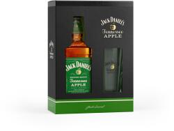 Jack Daniel's whiskey 0, 7l Tenessee Apple + pohár díszdobozban