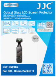 JJC GSP-OSP3K2 LCD védő DJI Osmo Pocket 3-hoz (GSP-OSP3K2)
