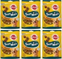 PEDIGREE Tasty Bites Cuburi crocante pentru câini cu pui și rață 6x130g