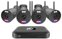 iGET HOMEGUARD HGNVK109104 WiFi Security Outdoor Kit 3K (5 MPx) with LED light and sound (HGNVK109104)