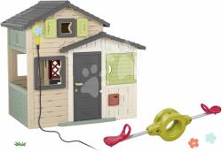 Smoby Set căsuța Prietenilor cu ușă mare și jucărie de apăFriends Evo Life Playhouse Smoby extensibilă cu apă (SM810206-20) Casuta pentru copii
