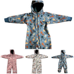 Wikids átmeneti softshell overál 86-92 - Mályva unikornis