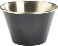 GenWare Tálka rozsdamentes acél, Magasság: 52 mm, Ø: 85 mm, fekete (227705695)