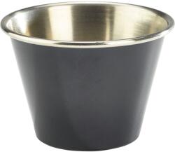 GenWare Tálka rozsdamentes acél, magasság: 43 mm, átmérő: 61 mm, fekete