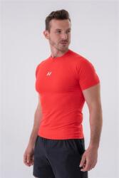 NEBBIA Funkcionális Slim-fit póló 324 - PIROS (XXL) - NEBBIA