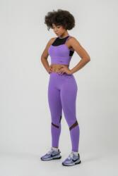 NEBBIA FIT Activewear leggings magas derékkal 443 - LILA (L) - NEBBIA