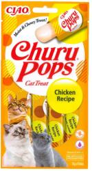 Churu Recompense pentru pisici Inaba Ciao Churu Pops, Piure, Pui, 4 x 15g (EU712)