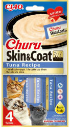 Churu Recompense pentru pisici Inaba Ciao Churu Skin Coat, Ton, 4 x 14g (EU671)