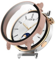 gigapack Huawei Watch GT 4 41mm műanyag rózsaszín védőkeret és kijelzővédő üveg (GP-158360) (GP-158360)