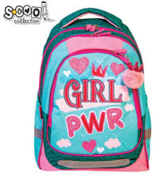 S-Cool Ghiozdan anatomic LIGHT GIRL POWER, 41 cm - S-COOL (SC1277)