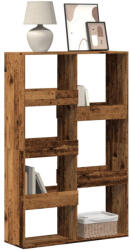 vidaXL antik fa színű szerelt fa könyvespolc 100 x 33 x 155, 5 cm (VD3309400)