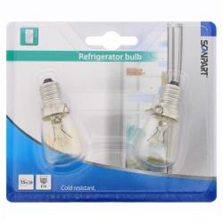 Scanpart 1112300018 15W 2 db-os hűtőszekrénylámpa izzókészlet (1112300018) - officedepot