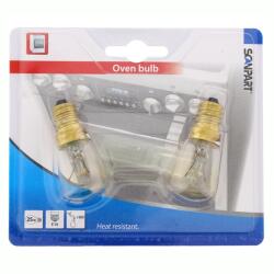 Scanpart 1109547505 25W 300°C 2db-os sütőlámpa izzókészlet (1109547505) - officedepot