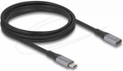 Delock Удължителен кабел USB-C, 40 Gbps, PD 240W, 2 м, сив (DELOCK-81202) - cybertrade