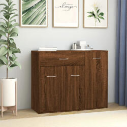 vidaXL barna tölgy színű szerelt fa tálalószekrény 88 x 30 x 70 cm (VD815368)
