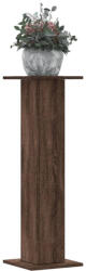 vidaXL 2 db barna tölgy szerelt fa növénytartó állvány 30 x 30 x 95 cm (VD3307879)