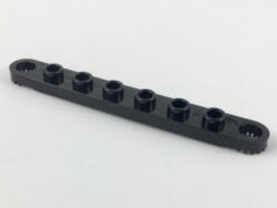LEGO® Alkatrészek (Pick a Brick) Fekete 1x8 Lapos Technic Elem 444211 (444211)