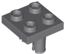 LEGO® Alkatrészek (Pick a Brick) Sötét Kékesszürke 2X2 Módosított Elem Csatlakozóval 6284702 (6284702)
