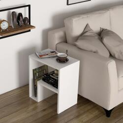 Asir Странична масичка YEPA 52x45 cм бяла (AS0961)