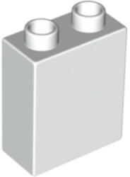 LEGO® Alkatrészek (Pick a Brick) Fehér Duplo Kocka 1x2x2 406601 (406601)