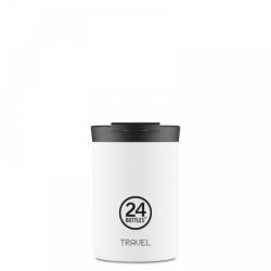 24Bottles 350 ml Dupla Falú Termosz Bögre Ice White