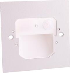 TRACON LED Süllyesztett Fali Lámpatest, Mozgásérz, Áll. Színhőm. 230 VAC, 1, 8W, 100 LM, 3000/4500/6000K, 38°, 2M, 30Sec, 20Lux, EEI=G