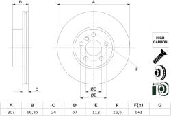 Bosch Disc frana BOSCH 0986479H33