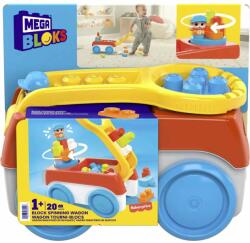 Mattel Mega Bloks 20 részes építőkészlet A fonókocsi (VTMMTHHN00)