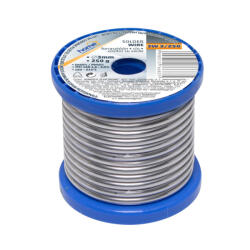 Somogyi SW 3/250 forrasztóón, 3mm, 250g, európai gyártótól származó kiváló minőségű forrasztóón, összetétel: SN/PB: 60/40%, gyanta: 2, 0% (SW 3/250)