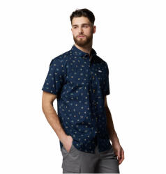 Columbia Rapid Rivers Printed Short Sleeve Shirt férfi ing XL / sötétkék