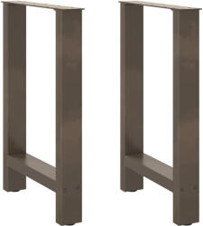 vidaXL Acél Dohányzóasztal Lábak - 2 db - 60x72-73cm (VD4013307)