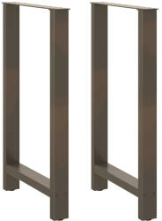 vidaXL Acél Dohányzóasztal Lábak - 2 db - 60x100-101cm (VD4013347)
