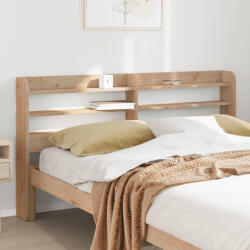 vidaXL tömör fenyőfa fejtámla polcokkal 160 cm (VD850944)