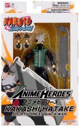 BANDAI Naruto Shippuden Hatake Kakashi negyedik nagy nindzsa háború 16, 5 cm (VTMBan36963)