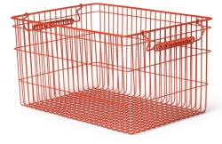 ferm LIVING Tároló kosár CALA 36 cm, 2 db szett, mák piros, vas, kemény LIVING (FERM1104269881)
