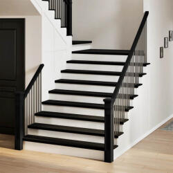vidaXL lépcsőfokok 20 db Sötétbarna 120x25x2 cm tömör fa tölgyfa (VD3283066)