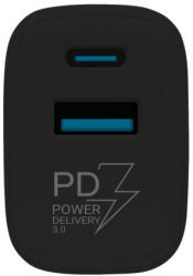 Tesla power charger t220, kettős gyorstöltő 25 w pd 3, 0/pps (fekete szín) (9501114113)